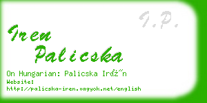 iren palicska business card